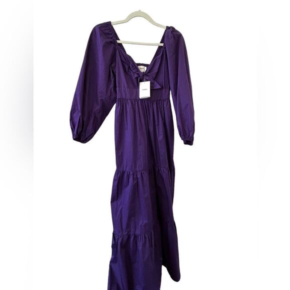 Xirena Imogen Cutout Tiered Cotton Dress - Picture 9 of 9